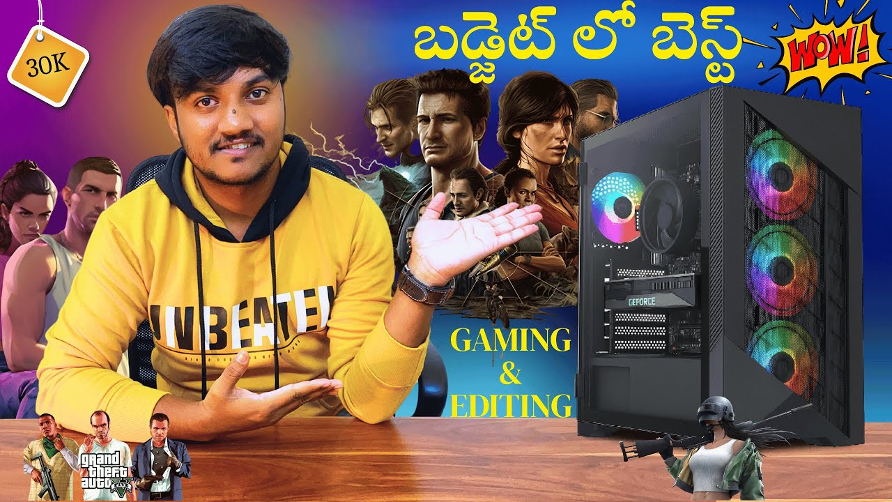 Budget Gaming PC Built || Review Telugu Lo || Under 30,000