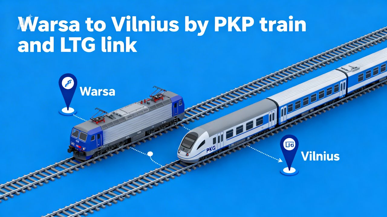 Warsaw to Vilnius Train Review: PKP Intercity to LTG Link (Mockava Transfer)