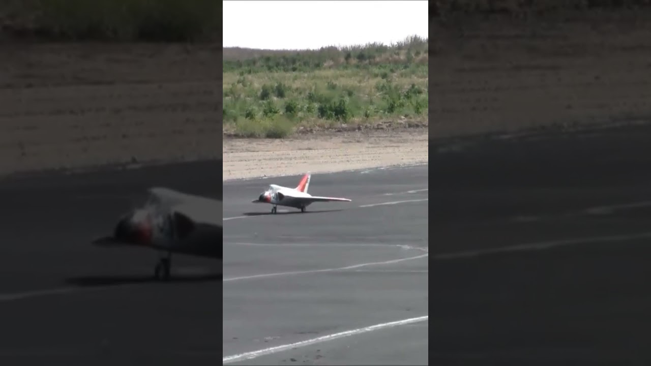 Scratch-Built Douglas F4D Skyray TAKEOFF in Pomona California!