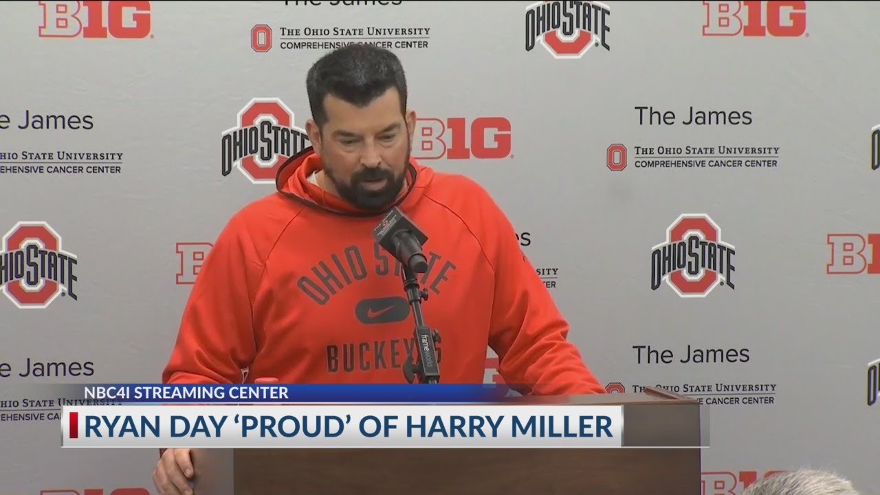 Ohio State’s Ryan Day ‘proud’ of Harry Miller for sharing mental health battle