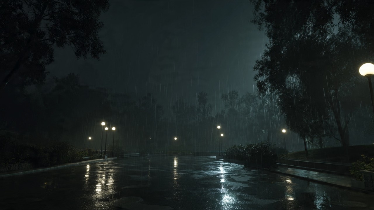 Fall Asleep Fast with Rain Hitting the Window and Distant Thunder. No Ads | No Interruption.