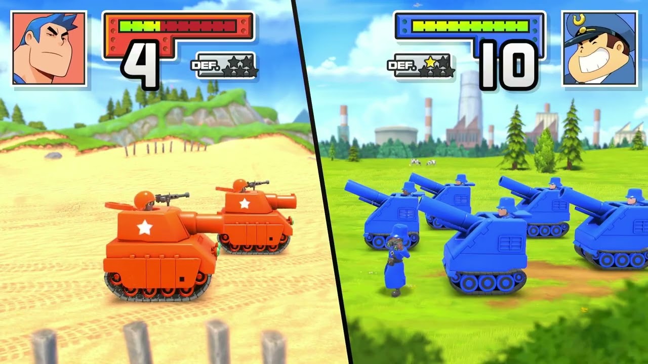 Advanced Wars Reboot camp Combate vs Mapas 2J Estrecho Rail Estilo 1