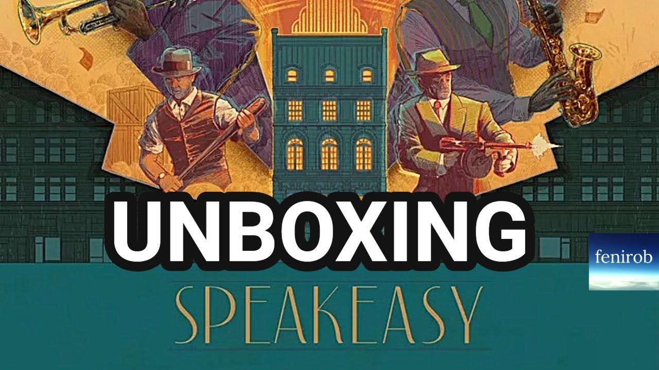 Настольная игра Speakeasy | Обновленное издание Kickstarter | Распаковка
