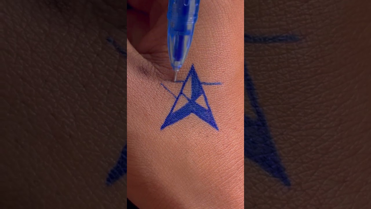 Star⭐️design tattoo || #star #design #tattoo #art #artist