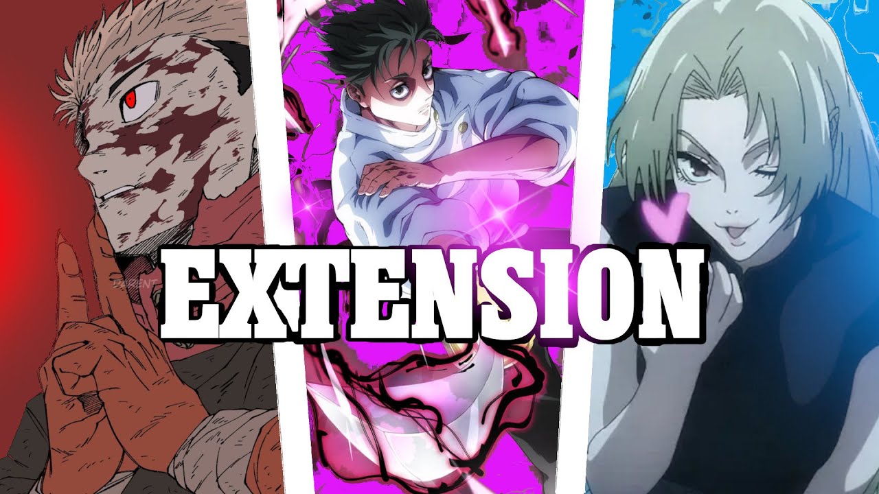 TOUTES les EXTENSIONS du territoire de Jujutsu Kaisen expliqués.