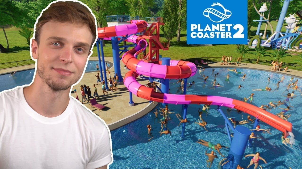 Fiz uma piscina no PLANET COASTER 2