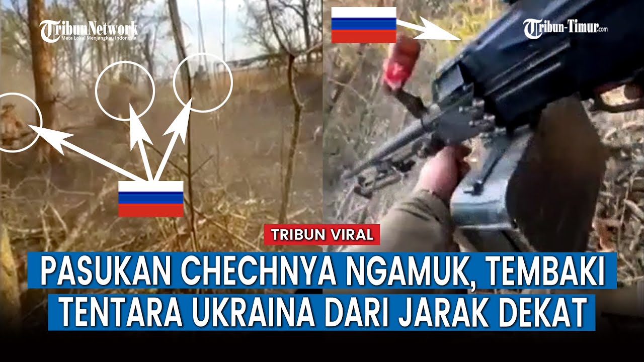 [FULL] Pertempuran Jarak Dekat Pasukan Chechnya vs Ukraina di Glushkovsky dengan Senapan Mesinnya