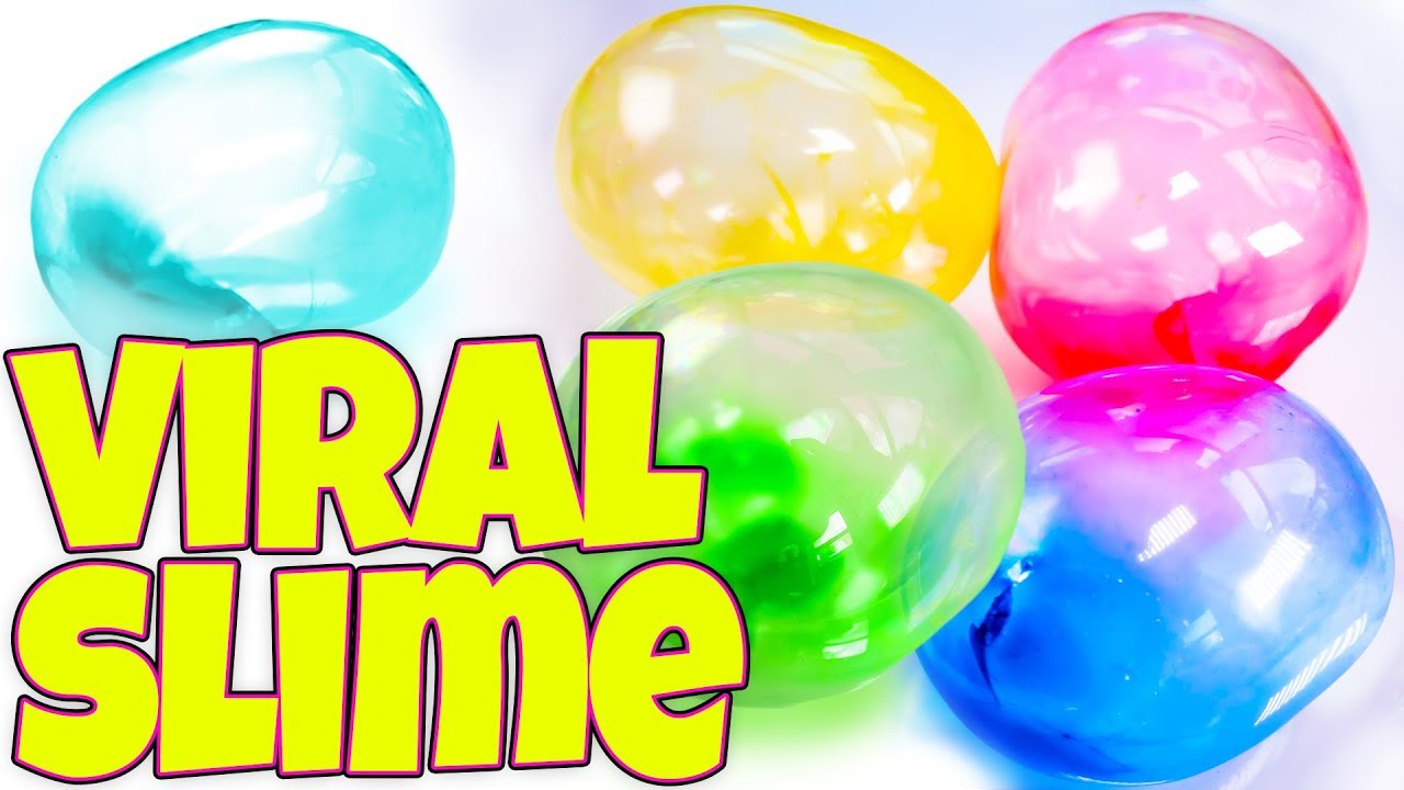 TESTING VIRAL SLIME TREND RECIPES AND HACKS! BLOONIES, WATER SLIME AND MORE!