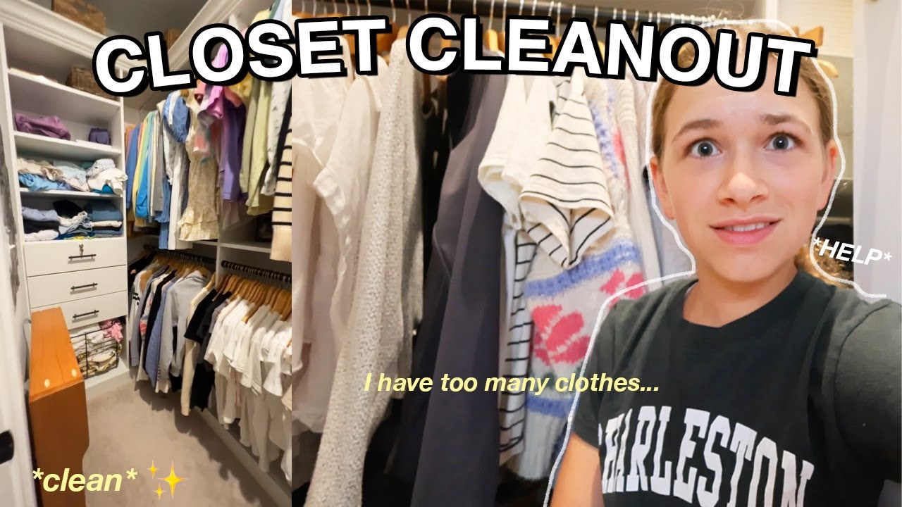 EXTREME CLOSET CLEAN OUT 😱