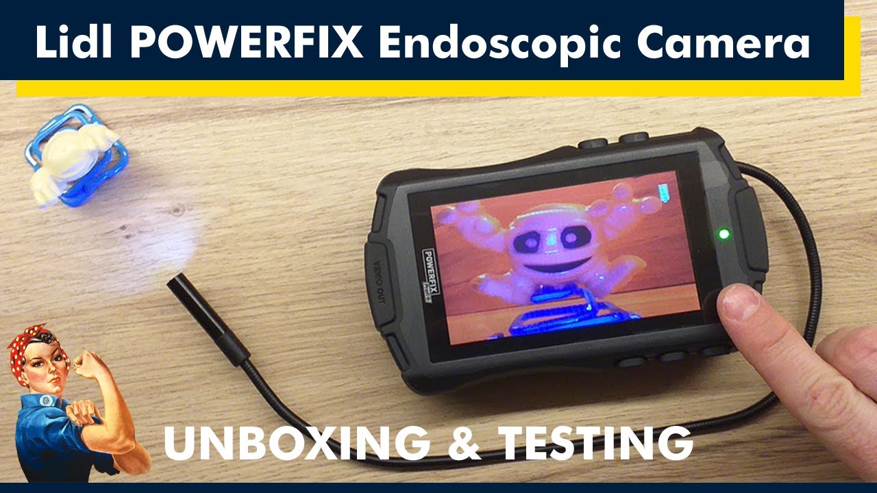 Endoscopic Inspection Camera from Lidl, POWERFIX Profi+