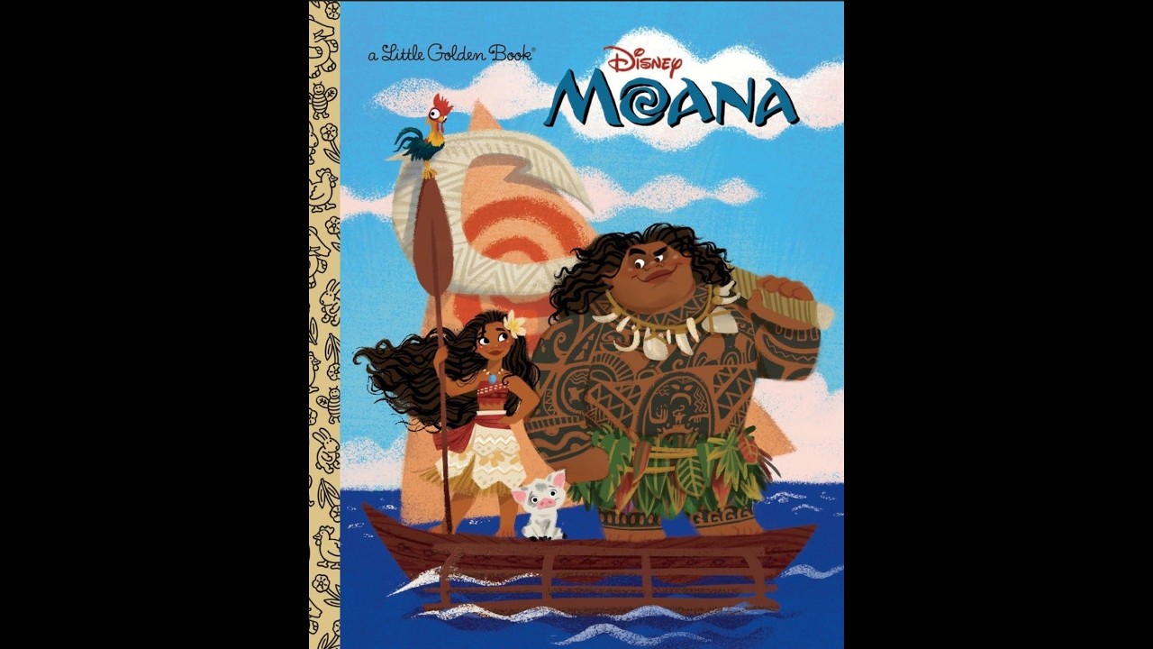 Moana - Little Golden Books - Read Aloud