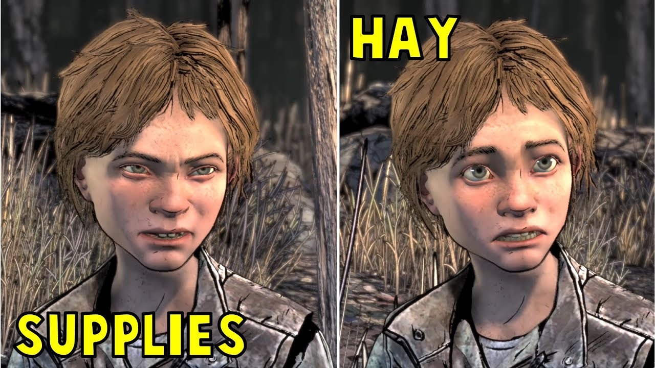 Burn The Hay vs Burn The Supplies -All Choices- The Walking Dead the Final Season Episode 3