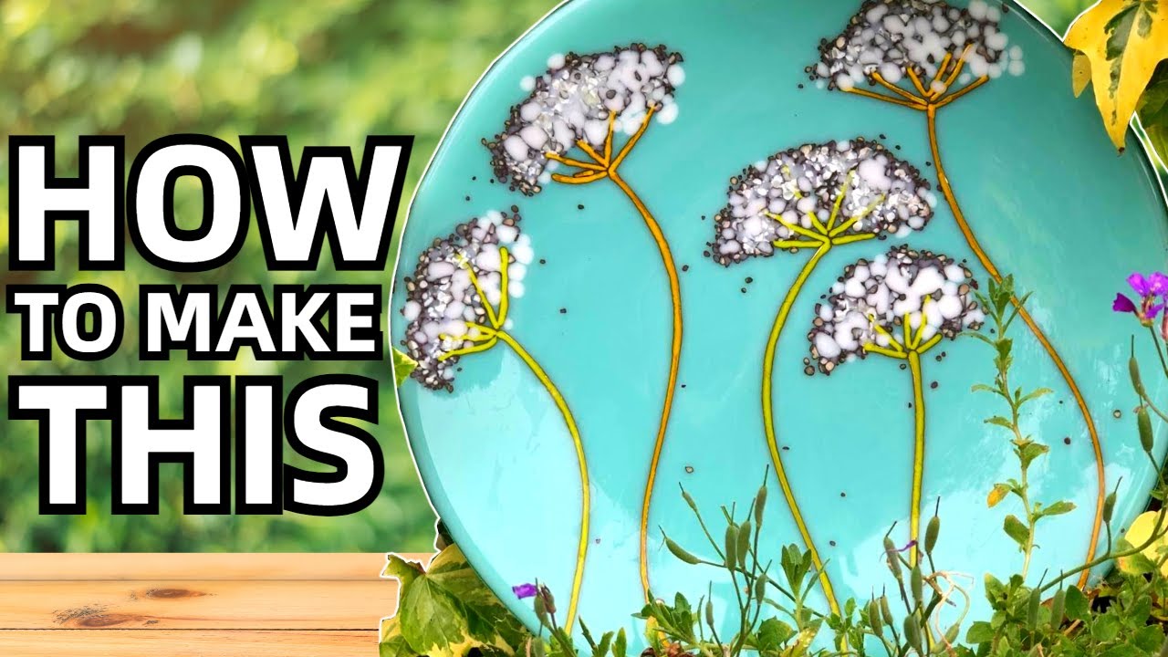 How To Make A Fused Glass Floral Bowl Using Reactive Glass