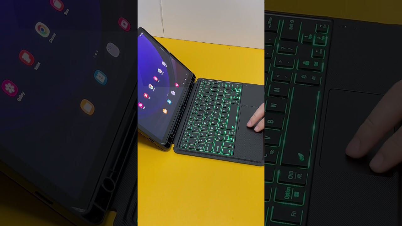 Magnetic Keyboard and Detachable Case, Creat More Possiblities for Your Samsung Galaxy Tablet