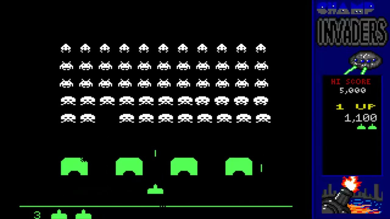 PC DOS CLASSIC CHAMP INVADERS v1 0 SPACE INVADERS REGISTERED VERSION 10 11 1997 CHAMProgramming Corp