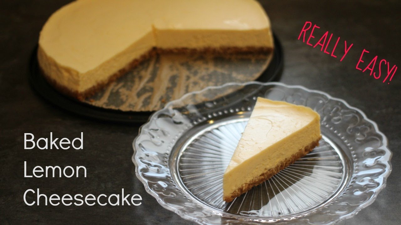 Baked Lemon Cheesecake