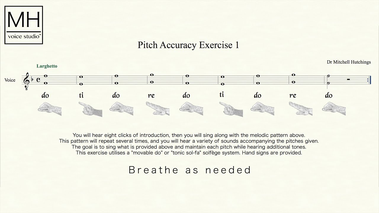 Pitch Accuracy Exercise 1 | Sing in Tune