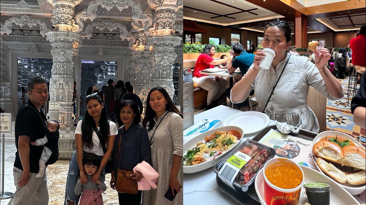 Family Visit to Shri Swaminarayan Mandir, New Jersey 🛕
