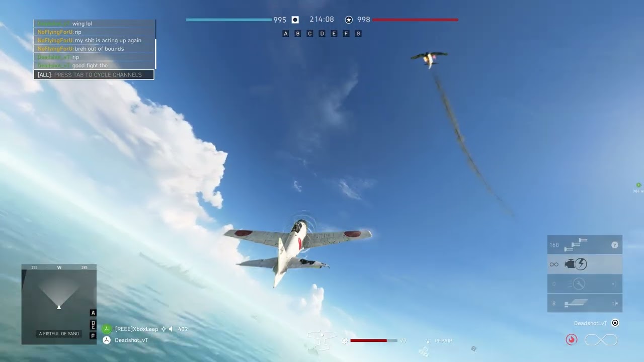 The Greatest Dogfight in the History of BFV Against NoFlyingForU/PROPHETtheMANIAC
