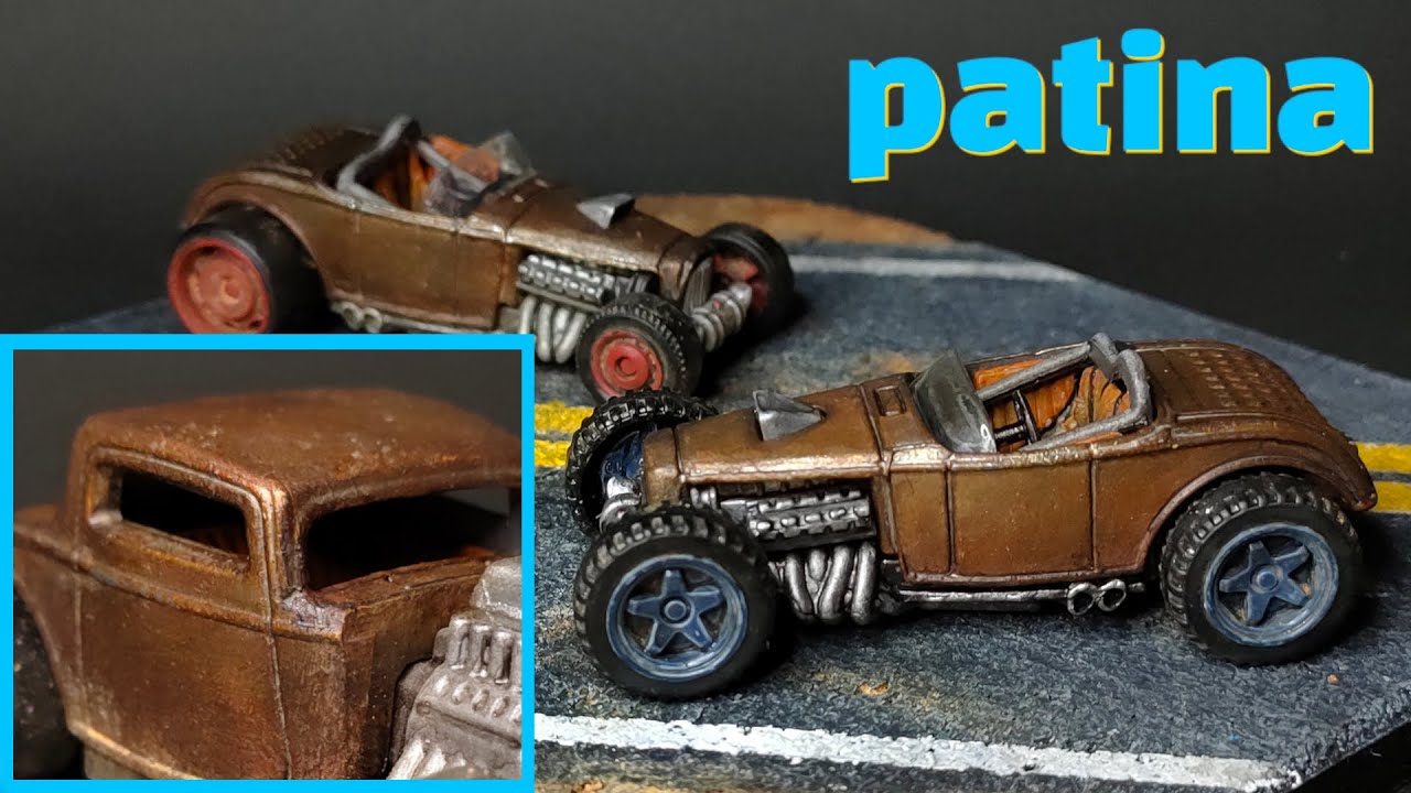 HOW TO PAINT a rusty patina the EASY way! | diecast modification