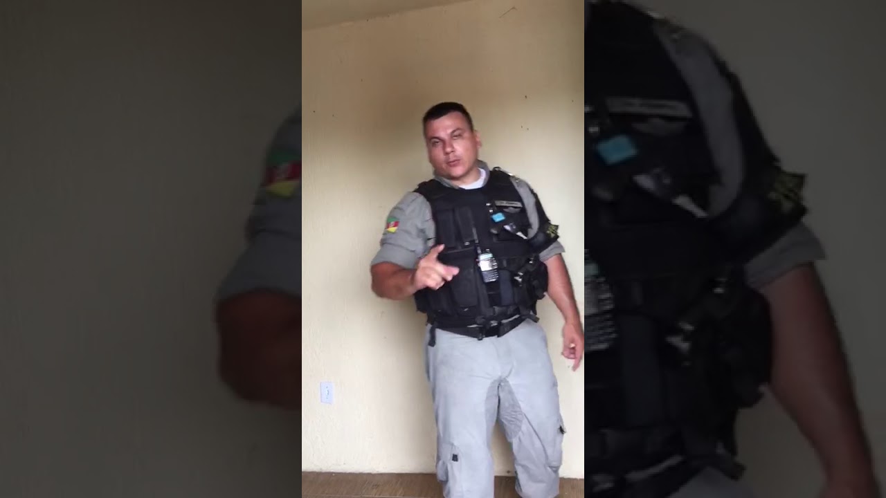 Policial alerta para armas escondidas!