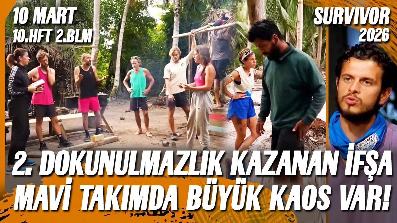 TV8 CANLI YAYIN SURVIVOR 2026 2. DOKUNULMAZLIK KAZANAN İFŞA ENGİN CAN ŞOK 10 MART 10. HAFTA 2. BÖLÜM