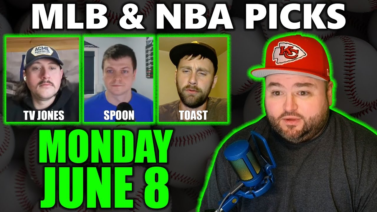 MLB & NBA Picks with Kyle Kirms | Monday June 8th
