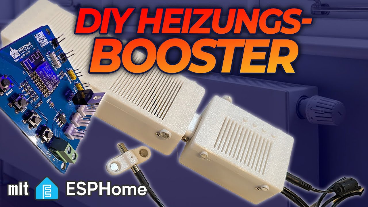 ESPHome Heizungsbooster selbst gebaut. Hardware & Code für Home Assistant