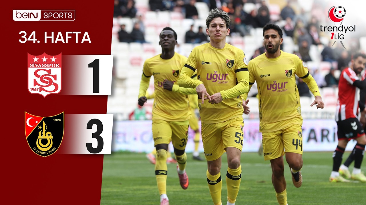 Sivasspor (1-3) İstanbulspor | 35. Hafta Ma&ccedil; &Ouml;ZETİ | Trendyol 1. Lig - 2025/26