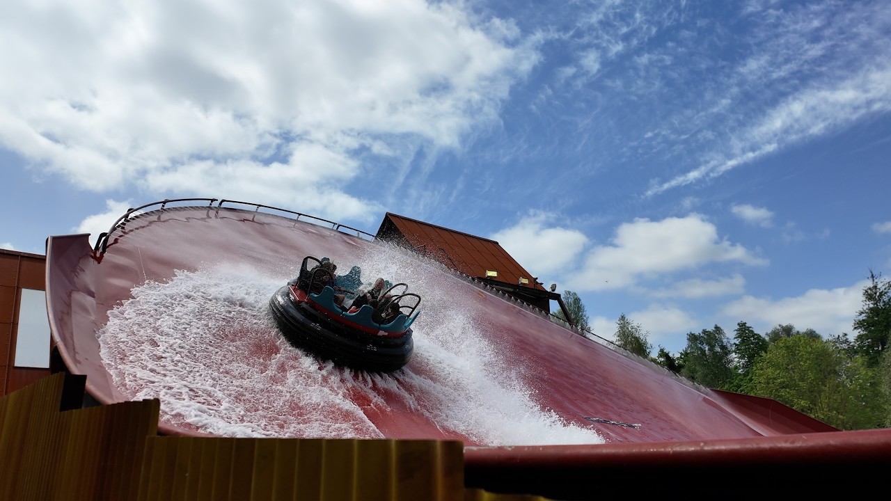on-ride Mundo Amazonia nieuwe water attractie in Bellewaerde park uitgebreid testen. :)