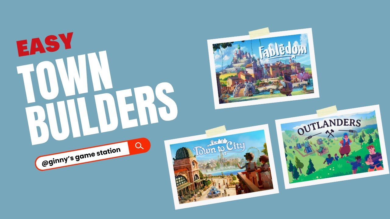 3 Cozy Town Building Games For BEGINNERS