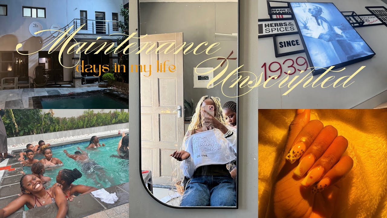 maintenance + unscripted days in my life 📜🧸 [nü hair, bday party, nü nails]💋