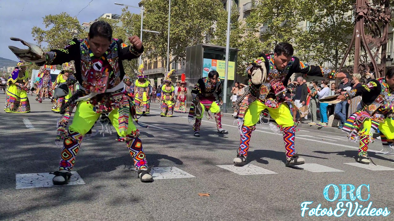 Tinkus San Simón Barcelona 2021❤💙Día de la Hispanidad( Parte 4/4)