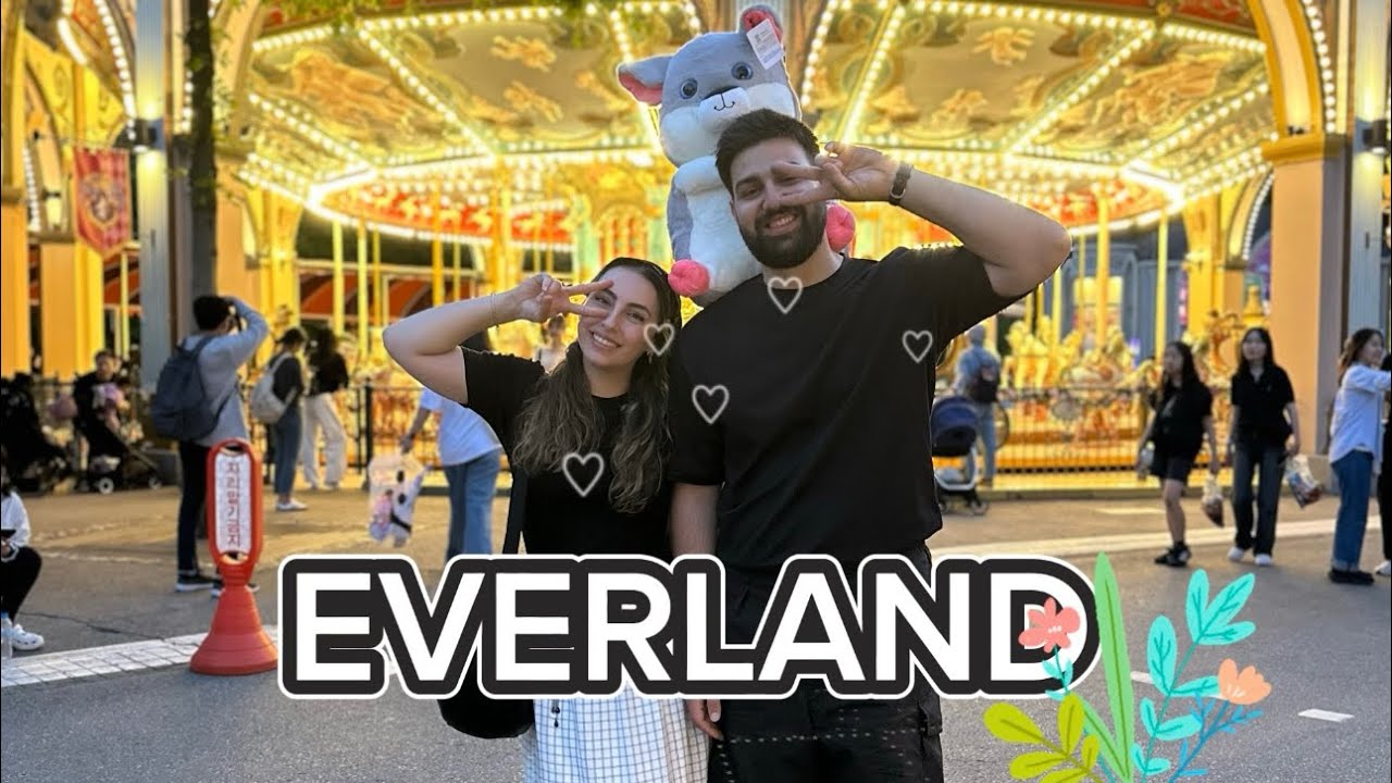 Kore’nin en büyük lunaparkı 🎡 EVERLAND 🤩