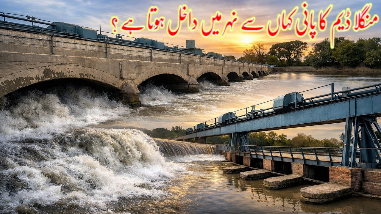 Bong Canal Head /منگلا ڈیم کا پانی کہاں سے نہر میں داخل ہوتا ہے/Mangla Lehri Mirpur Azad Kashmir