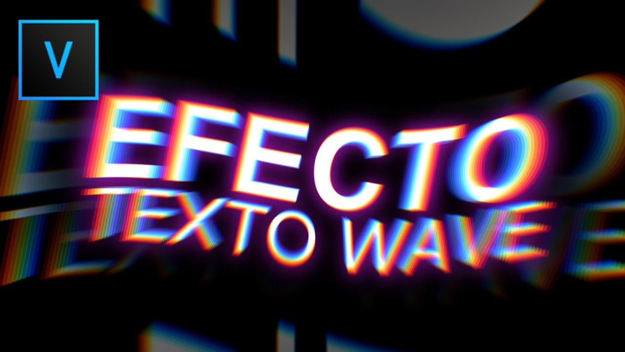 Efecto De Texto Wave | Sony Vegas Pro Tutorial