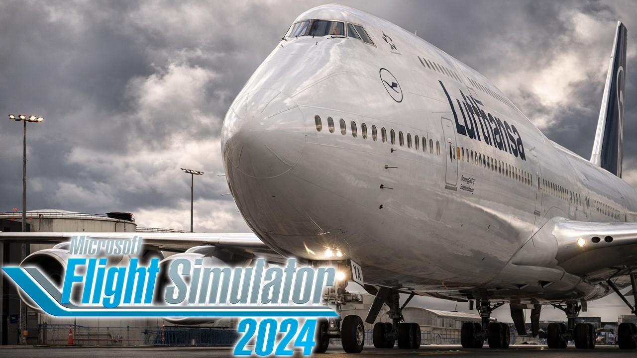 14 HOURS NONSTOP! Flying Lufthansa B748 FRA to Hong Kong in FS2024 🌍