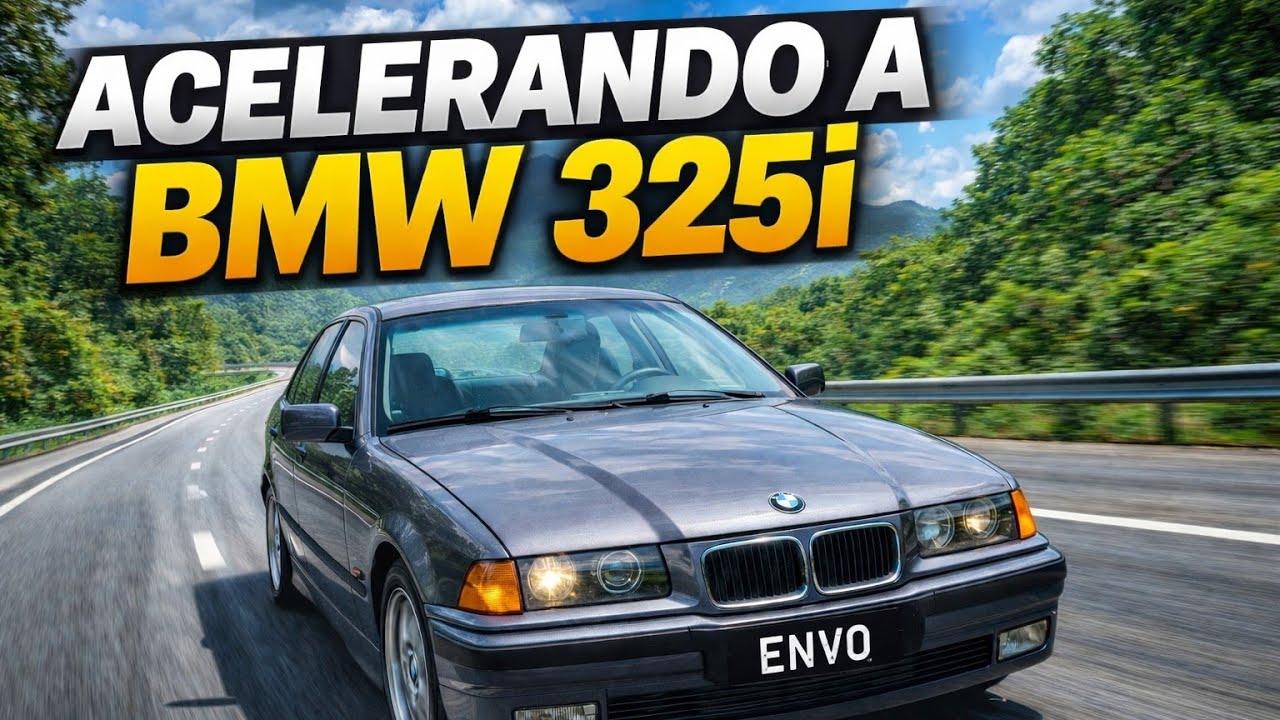 ACELERANDO A BMW 325i E36 NA CIDADE 