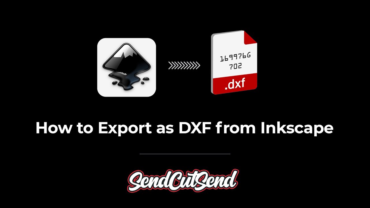 Как экспортировать в формате DXF из Inkscape для лазерной резки