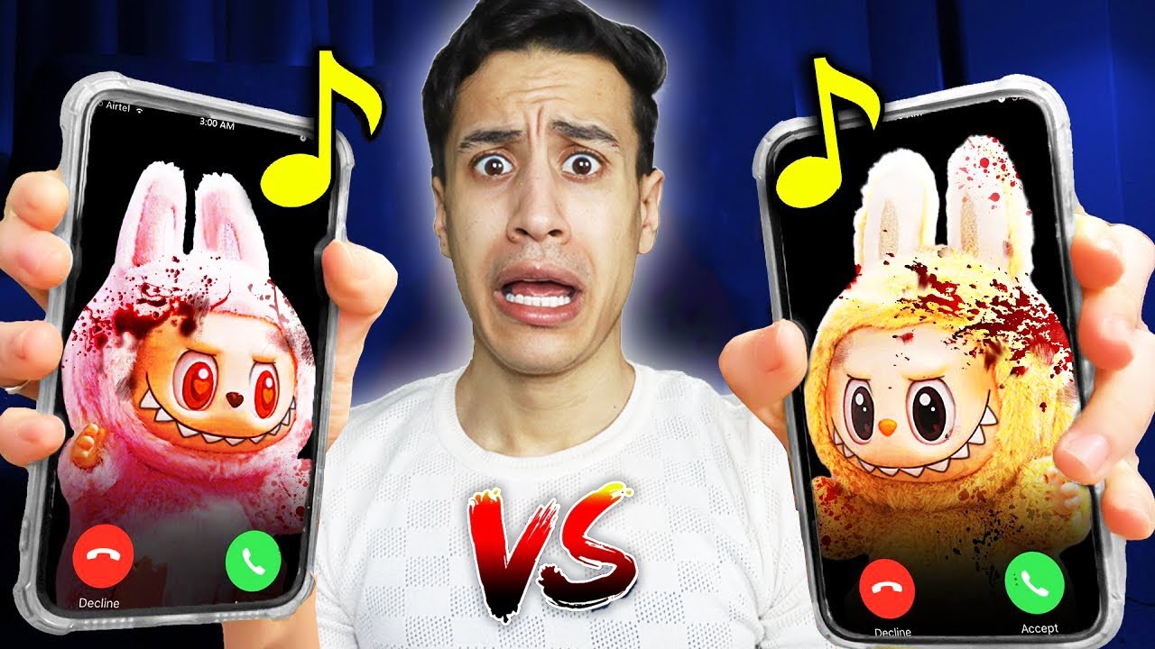 مصيبة لابوبو الشرير اتصل عليا و هددنني بالموت 😱📞 !! Calling LABUBU