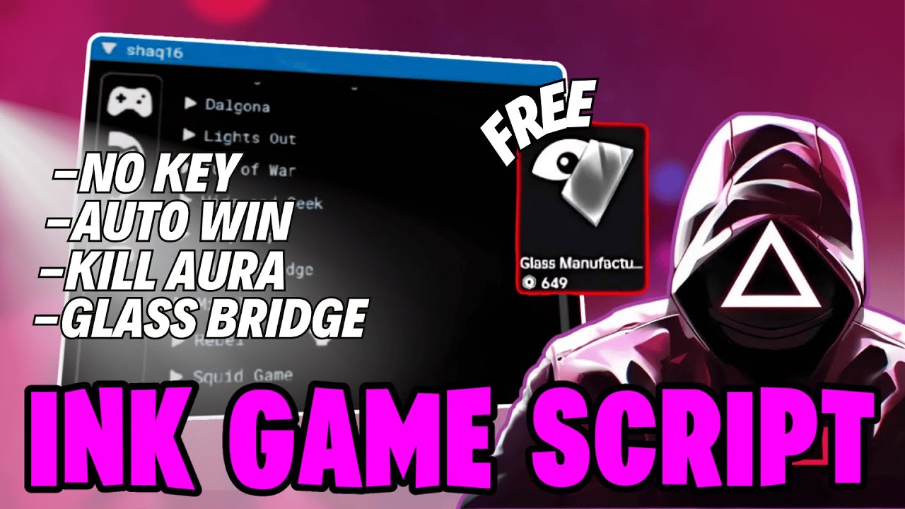 🖋️ Ink Game Script Hack NO KEY ⚡ | Auto Win, Kill Aura & Glass Bridge 🏆 Roblox Pastebin 2025