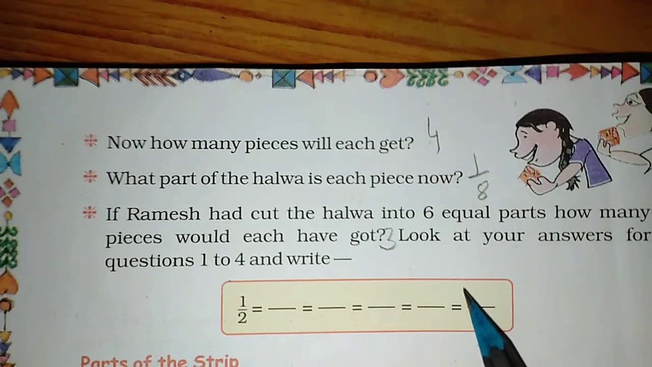 Chapter 4 Parts and Wholes (Cutting The Halwa) | Grade 5 Mathematics | NCERT | CBSE