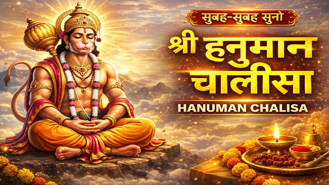 Hanuman Chalisa | श्री हनुमान चालीसा | Sankat Mochan Hanuman Bhajan | Powerful Hanuman Prayer