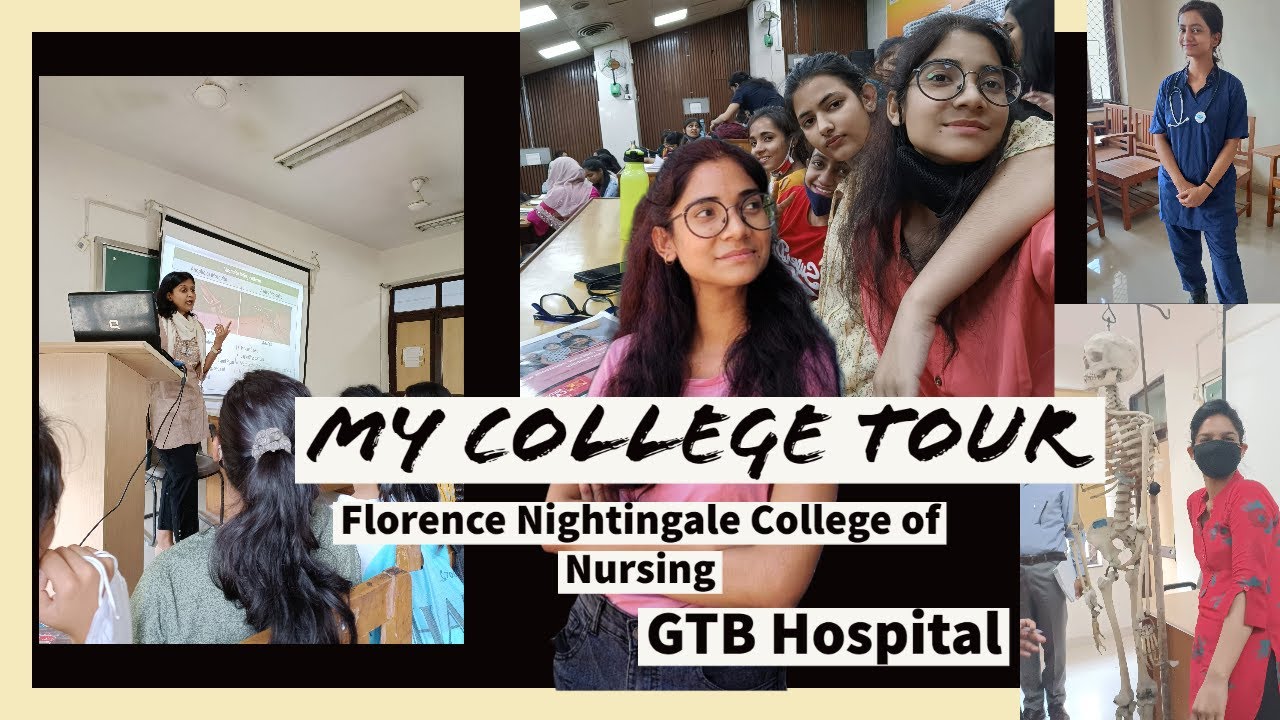 My College Tour || Florence Nightingale College of Nursing || GTB Hospital ||  UCMS
