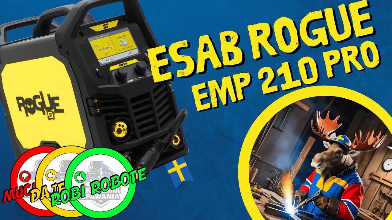 ESAB ROGUE EMP 210 PRO - SZWEDZKI BANDZIOR 😎