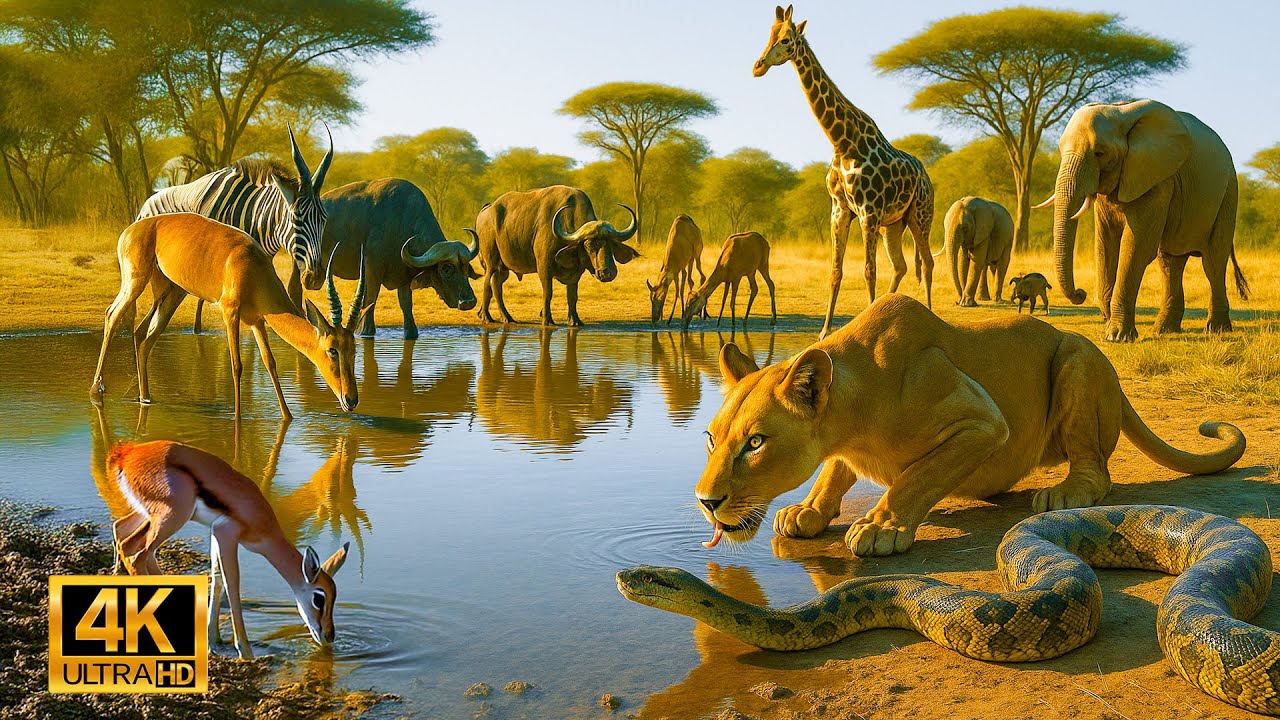 SABANA SALVAJE - Desafíos Extremos en la Naturaleza Africana #animalessalvajes