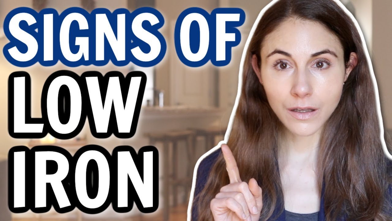 10 SIGNS OF IRON DEFICIENCY NOT TO MISS // DERMATOLOGIST @Dr Dray