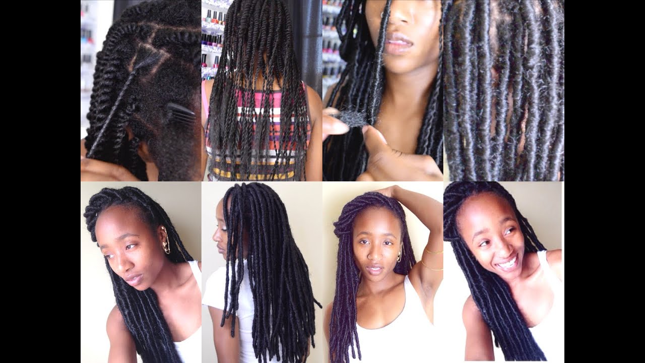 Pain free Light-Weight Faux Locs Tutorial (beginner friendly) | Aseamae Natural