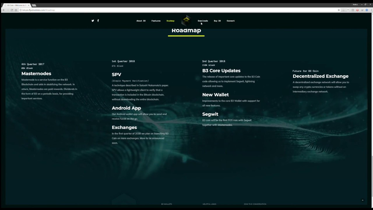 B3 Coin &ndash; Welcome to the Revolution - Revamped Website Leak