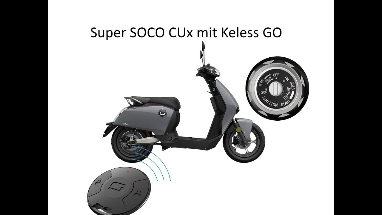 Super SOCO CUx (CU3S) Keyless Go / Was passiert, wen man während der Fahrt den Roller ausschaltet?